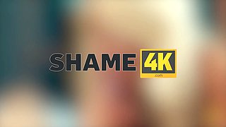 Shame4k. Tiffany Rousso rails and predominates... but quietly