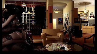 Chubby Cheating Wife with Her Friend ( Part 02) - 3D Animation 222