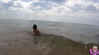 Busty Spanish Chick Gets Fucked Hard on Beach in 4K