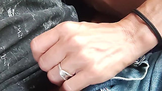 My Friend Masturbates Me and I Suck His Cock Travelling in a Train with People