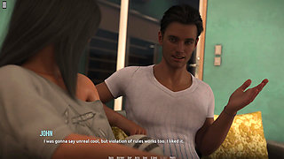 Dominos Beach 26 - John Has Alone Time with Fiona at the Beach & in Her Home - Kiss Scene