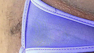 Monica Jade Purple Panty Teasing