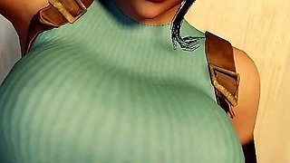 Fucking the Classic Lara Croft Upside Down - Tomb Raider Parody