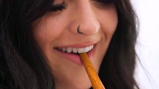 Busty teen eighteen gals love a fellatio blowjob
