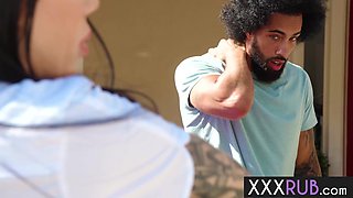 Wet and slippery sex with Lacey Jayne