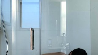 Amateur striptease and Solo masturbation