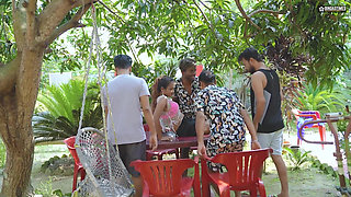 Desi Indian Boys International Style Gangbang Sex with a Sexy Indian Girl Outdoor ( Full Movie )