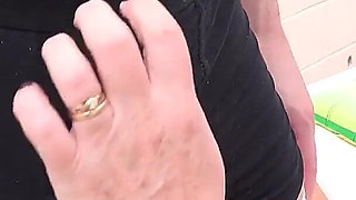 47yo Busty Mature MILF Marie Fucks the Pool Boy