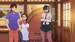 Manga porn, big tits, step
