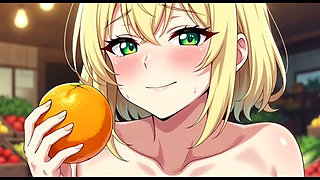 Funny Jokes and Boobs in Market, Ai Animation