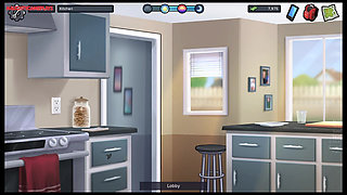 Summertime Saga Part 29 By DarkCookie - Stepsister knows how to ride a Huge Dick, Pussy Creampie