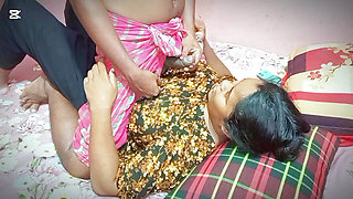 I entered the clock and saw the stepcousin lying down, I could not stay okay after seeing his big milk.