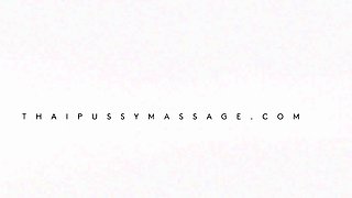 Thai girl grabs my cock during her massage