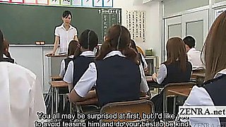 Subtitles CFNM nudist Japanese student