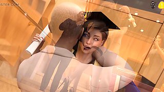 Hentai sex, gilf, new wife