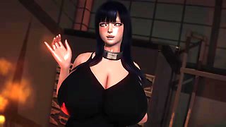 3d animation, big ass, big tits goddesses shawer 4
