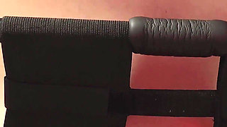 Under the Facesitting Chair: Ass Licking, Fart Sniffing, and Own Cum Eating