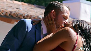 Scott Nails's Wet Poolside Affair Sparks Interracial Heat