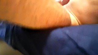 Ruined orgasm with massive cumshot from my college teen.