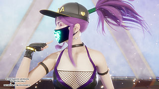 MMD - BlackPink - JUMP - Akali Sexy Kpop Dance League of Legends Hentai Uncensored 4K 60FPS