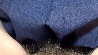 Hairy Pussy in Skirt Video