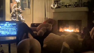 Bubbly butt teen pussy and ass rub hidden cam fucking