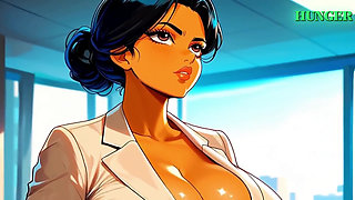 New Moroccan Secretary Fuck for Boss - Ai Animation