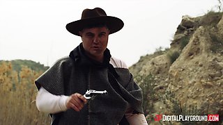 Naughty harlot Susy Gala outdoor sex scene