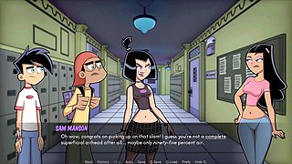 Thicc mature milf with big boobs and light hair ready for a lesson