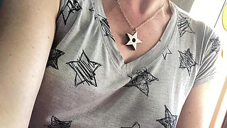 Pussy N Pubes Play in Transport Makes My Fingers Smell Amazing!