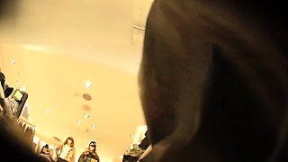 Cute amateur asian web cam girl playing with her toy