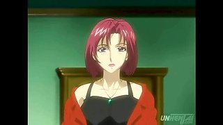 Uncensored Anime Threesome: Stepmom & Step-Aunt Share Young Boy - Hentai