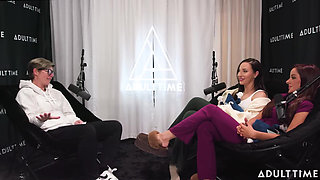 Pornstars Podcast After Lesbian Hookup! Vanna Bardot & Melissa Stratton the Adult Time Podcast