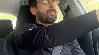 She Couldn’t Wait - MILF Blowjob & Handjob While Driving - Public Car Sex Kingyordanov