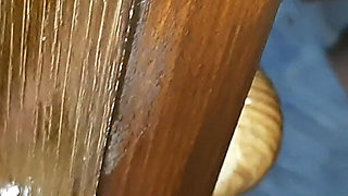 I Heard Moans From the Toilet and Spied on My Stepsister