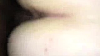 Amateur wife fuck black stud on bed so rough ww