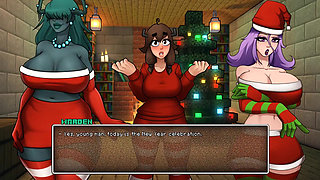 Minecraft Horny Craft - Part 26 Happy New Year and Trader Anal Creampie! by Loveskysanhentai