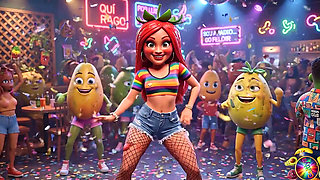 Episode 5 - Cute Strawberry Girl and Sweet Avocado Man Sharing Gentle Moments AI Hentait