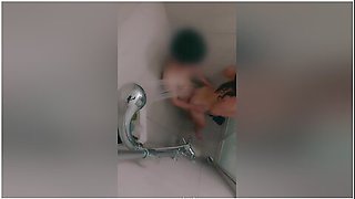 Seducing Bf When Taking Shower, Ends Up Squirting A Lot
