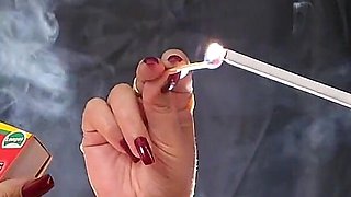 Smoking Misty 120s in My Bed
