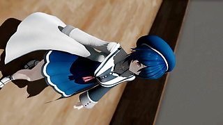 Otdmtmk Vtuber Time Stop Hentai Mmd 3D Blue Hair Color Edit Smixix