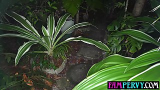 Nasty teen lures stepbro into taboo sex