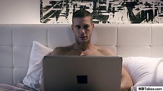 Brunette Lydia Black Pisses Off Her Stepdad Ryan Mclane with Taboo Jerk Behavior and Teasing Brut