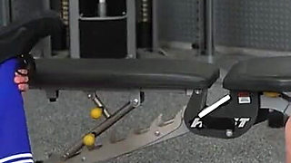 Pervy Stepdads Work Out Their Dicks by Stretching Their Hot Stepdaughters in the Gym