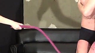 Slave Whipping, Electric Shock Game by Young Mistress