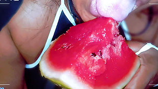 Colombian Nipple Armpit Licking Watermelon Sub Slut Nun