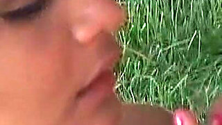 Explosive Handjob with Squirting on Mouth