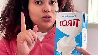 Get Ready with Me for a Custom Fart Fetish Video Drinking Milk and Getting Super Gassy