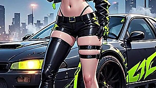 Gol Anime Hot Cars and Hot Girls