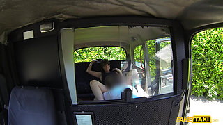 Fake Taxi - Naughty Lucy Love Likes That Ride Outdoors & Gives a Cabbie a Blowjob in Car Leading to a Pussy Creampie